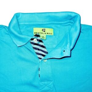 Bristol And Bull‎ Polo Shirt Mens Medium Preppy Office Business Casual